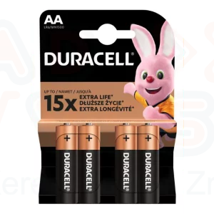 Duracell Basic elem 4 db AA (UG)